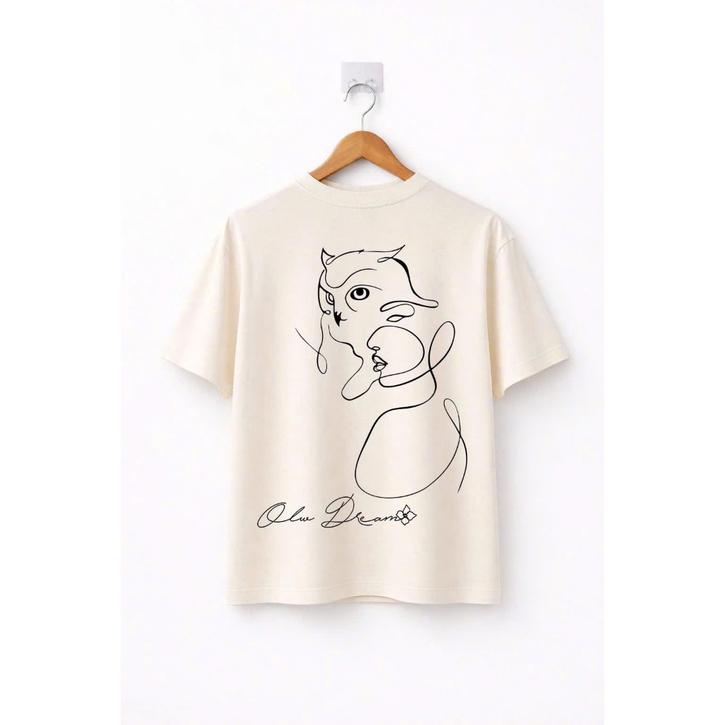 Áo Thun OWL DREAM SIGNATURE LINE Tee Local Brand Form Boxy Cotton 250GSM Unisex