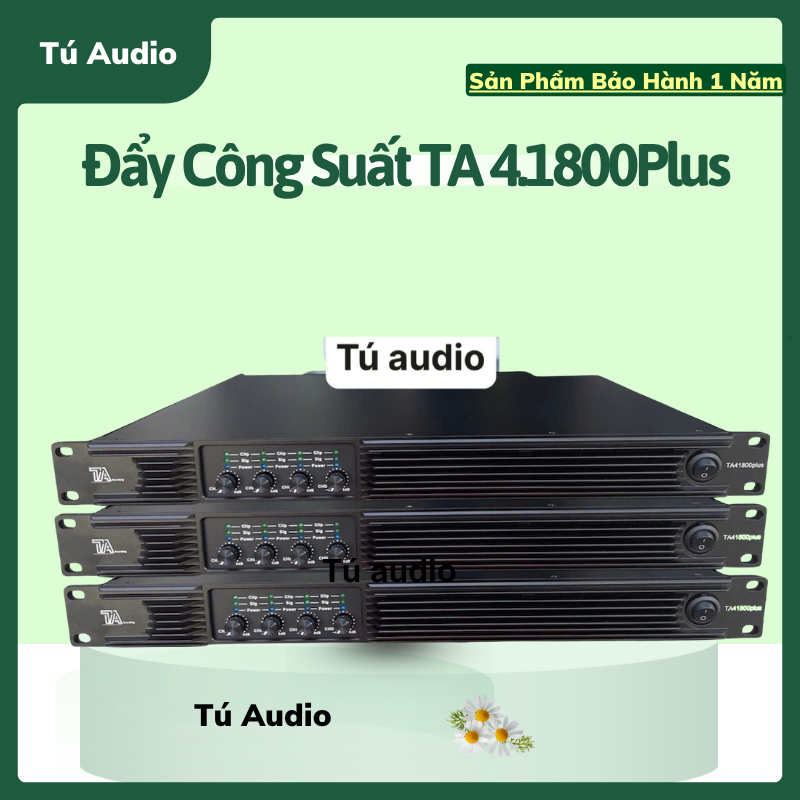 Đẩy TA Soundking 4K – Model 41800, Nguồn xung, mạch Class D, size 1U, Công suất 1800W/kênh