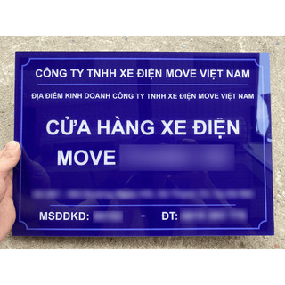 Biển Công Ty Mica In UV Cao Cấp - Bảng Tên Công Ty, Biển Phòng Ban Thiết Kế Theo Yêu Cầu (Độ Bền 10 Năm)
