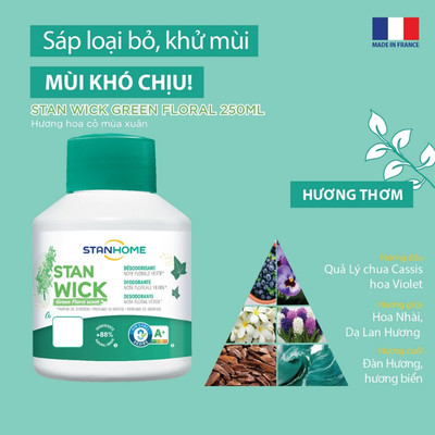 Sáp thơm khử mùi Stanhome Stan Wick 250ml