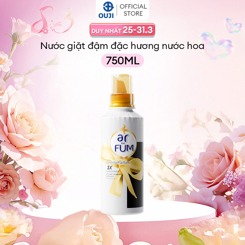 Nước Giặt Đậm Đặc Arfum Hương Nước Hoa Cho Len, Lụa, Linen, Cotton & Quần Áo Trẻ Em (750ml/ Chai)