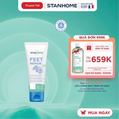 Kem dưỡng ẩm làm mềm, mịn cho da chân Stanhome Feet Repair 75ml