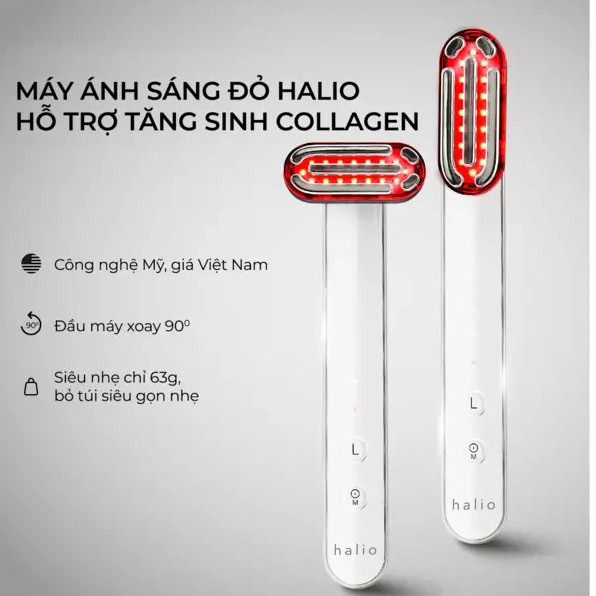 [SP] Máy Ánh Sáng Đỏ Tăng Sinh Collagen Halio Red Light Therapy Device