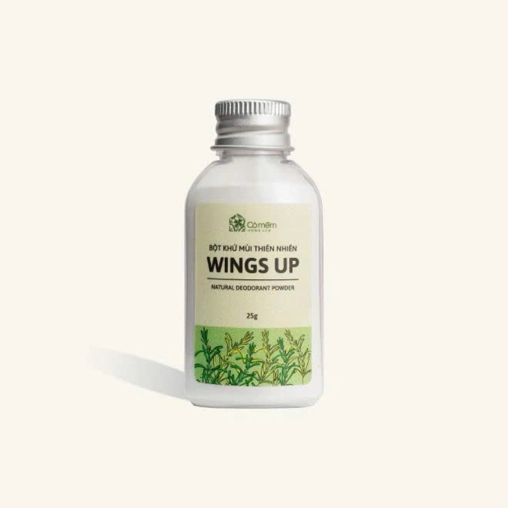 Bột khử mùi thiên nhiên Wings Up - Khô thoáng tức thì