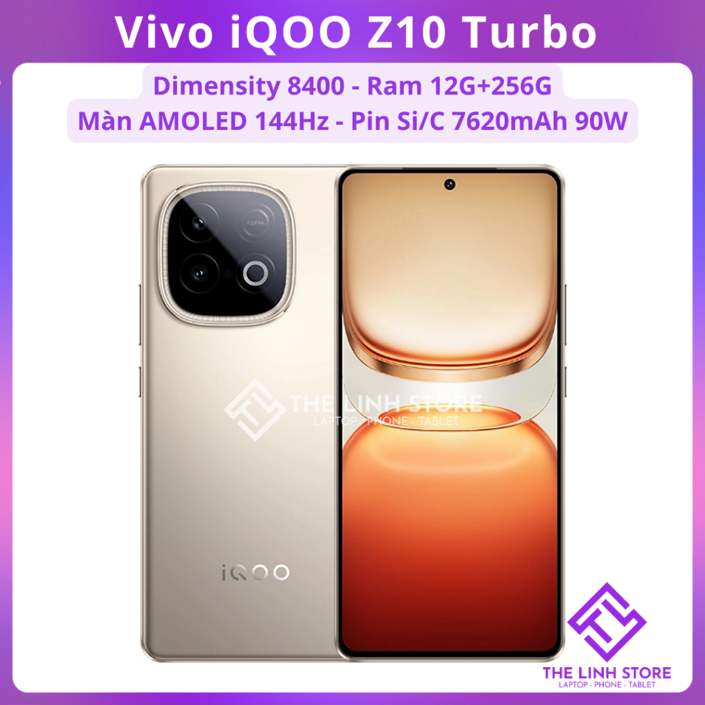 Điện thoại Vivo iQOO Z10 Turbo - Dimensity 8400