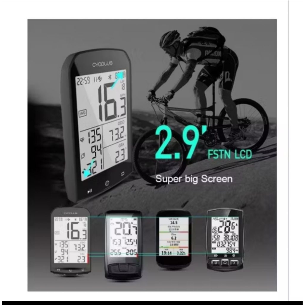 (chính hãng) đồng hồ gps xe đạp Cycplus M1