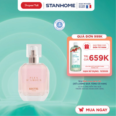Nước hoa cao cấp cho nữ giới Kiotis Plus D’Amour 50ml
