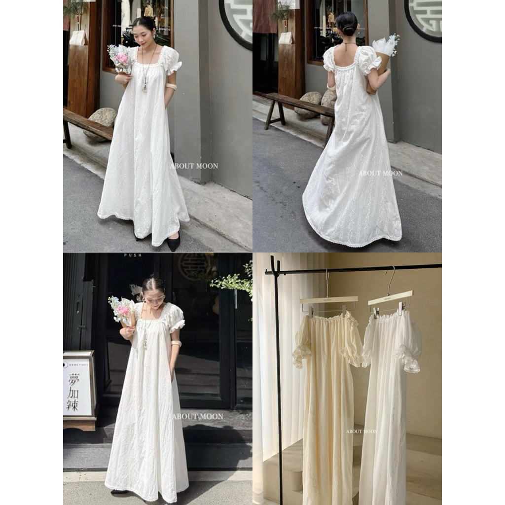 𝐀𝐁𝐎𝐔𝐓 𝐌𝐎𝐎𝐍 Maxi thêu