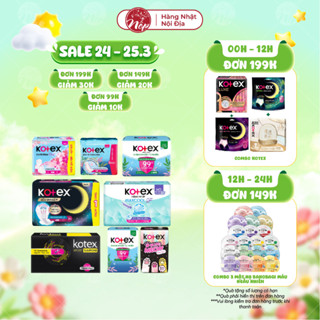 [Tổng] Băng vệ sinh Kotex hàng ngày, ban đêm, khô thoáng, max cool. Siêu mỏng, thấm hút - nepshop1