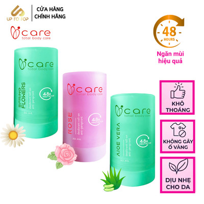 Lăn khử mùi ICARE 30ml ngăn mùi hiệu quả không gây ố vàng áo