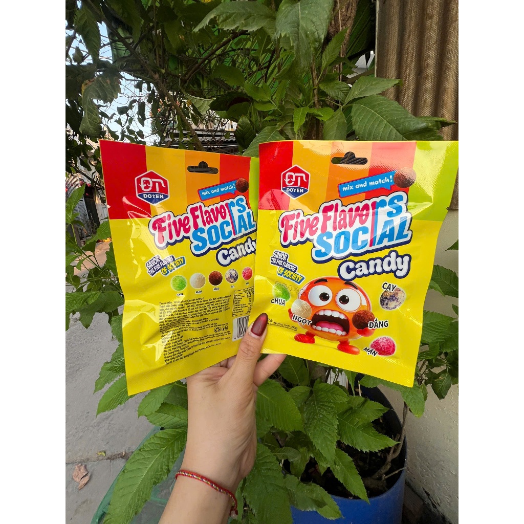 Combo 3 gói kẹo chua ngọt 7 vị.chua, ngọt, cay, đắng, mặn - Tiệm Tuổi Thơ