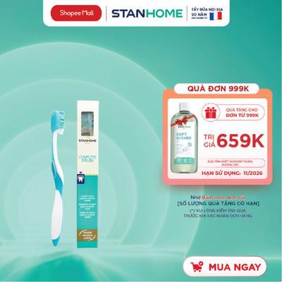 Bàn chải đánh răng cho người lớn Stanhome  Complete Brush