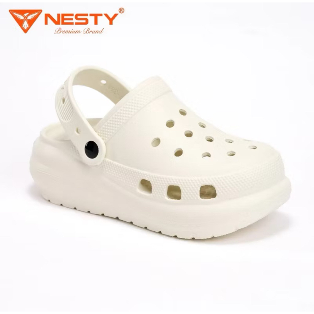 [NE54] Dép Suc Đế Cao Đúc Nguyên Khối Nhãn Hiệu NESTY Mã NE54 - TẶNG 10 CHARM 3D