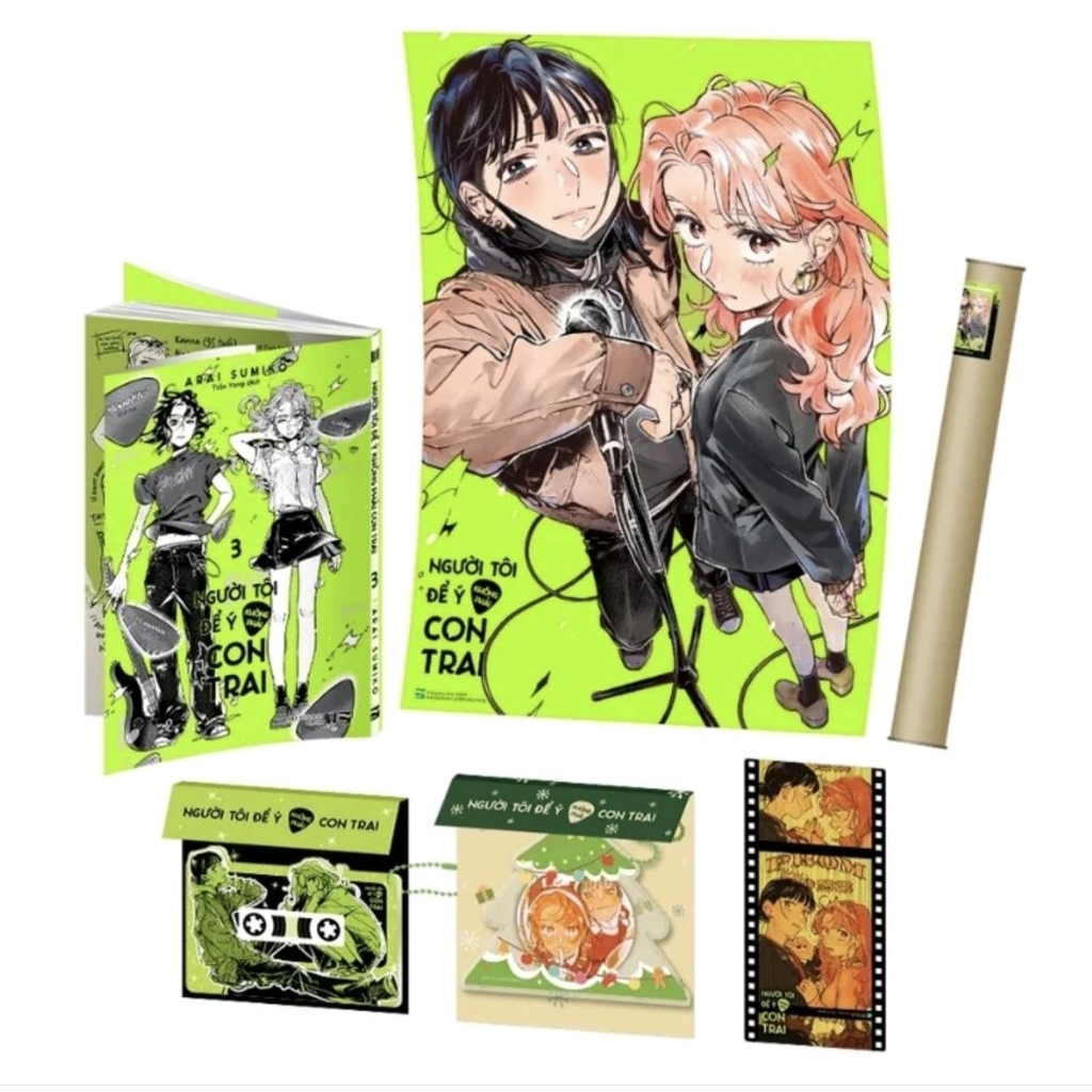 Sách - Người Tôi Để Ý Không Phải Con Trai - Tập 1 2 3 (Các phiên bản) - IPM Việt Nam