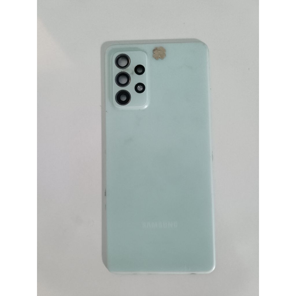 Nắp lưng cũ zin tháo máy Samsung Galaxy A52 màu xanh