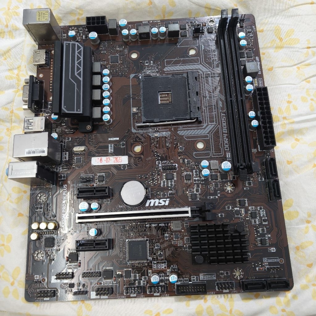 Main msi A320 lỗi đèn thông báo