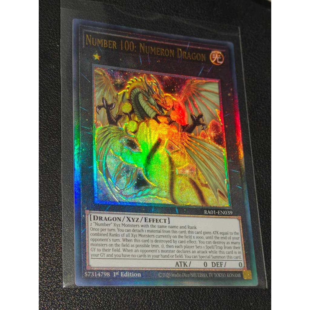Number 100: Numeron Dragon - RA01-EN039 - Ultimate