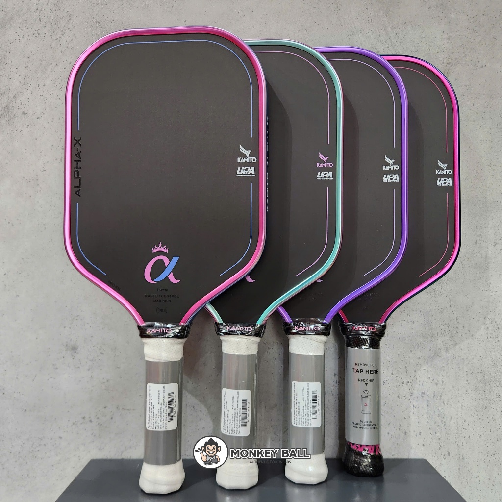 [Kamito] Vợt Pickleball Kamito Alpha X - Hàng chính hãng, lõi Foam, độ nhám cao, viền Metalic, bảo h