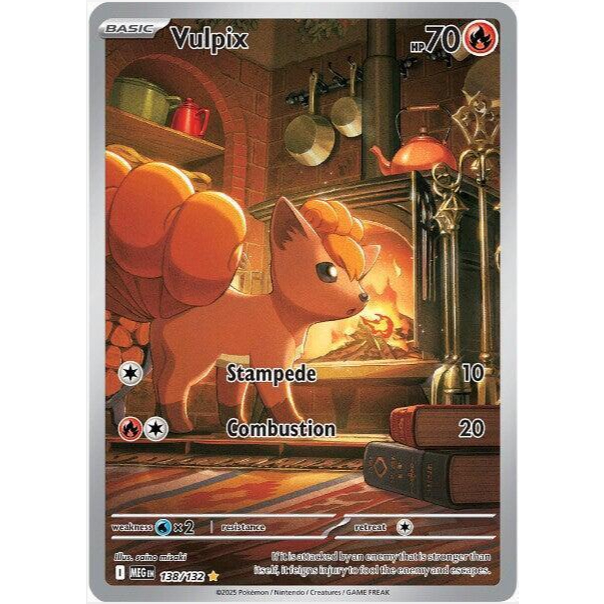 [Thẻ bài Pokemon TCG] Vulpix - 138/132 - Illustration Rare