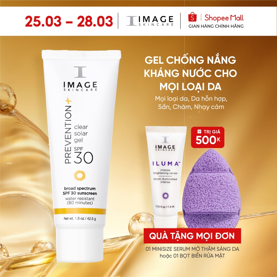 Gel chống nắng image kháng nước IMAGE Skincare PREVENTION+ Clear Solar Gel SPF 30 42,5g