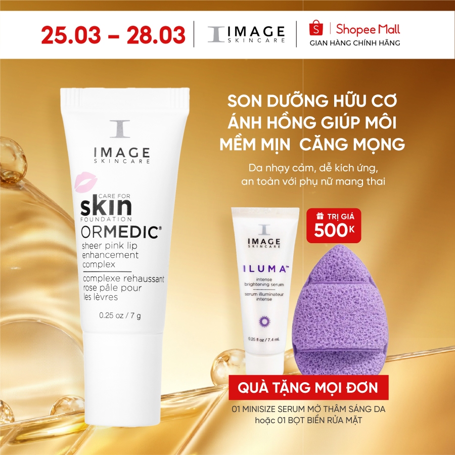 Kem dưỡng phục hồi da môi IMAGE Ormedic Sheer Pink Lip Enhancement Complex 7g