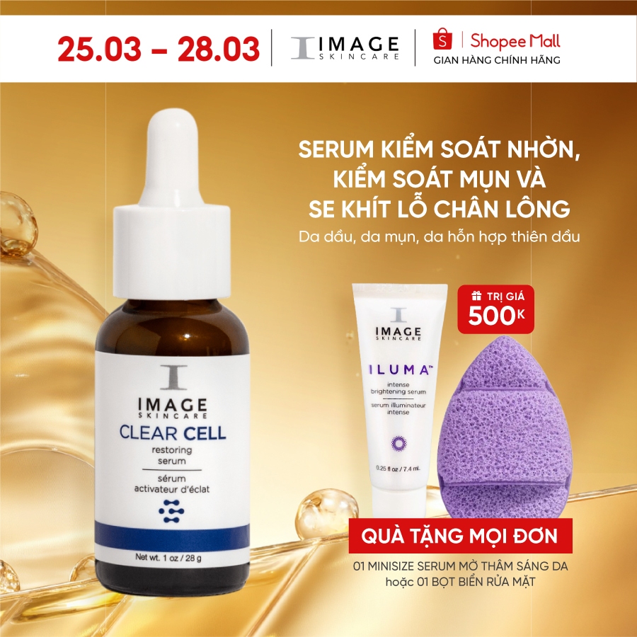 Serum Image giảm mụn & kiểm soát nhờn IMAGE Skincare - CLEAR CELL Restoring Serum 28g