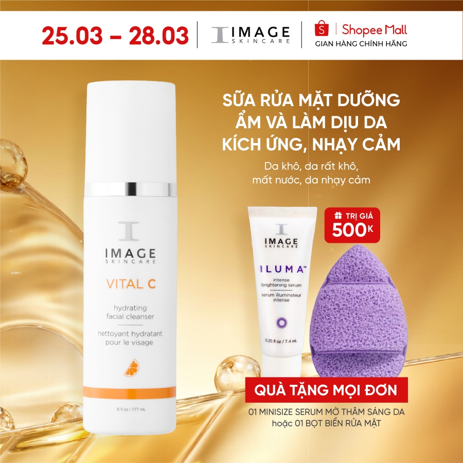Sữa rửa image skincare mặt đa năng IMAGE VITAL C Hydrating Facial Cleanser 177ml