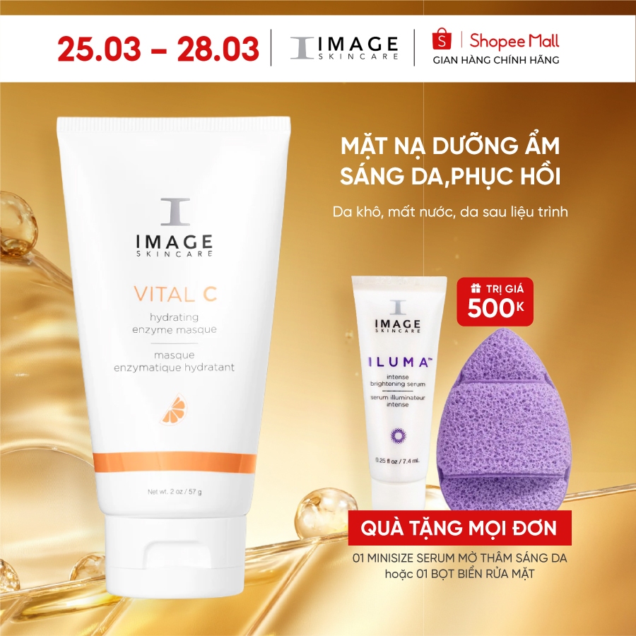Mặt nạ dưỡng ẩm phục hồi IMAGE Skincare VITAL C Hydrating Enzyme Masque 57g