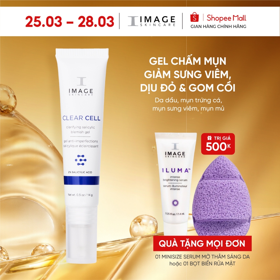 Gel chấm mụn IMAGE CLEAR CELL Clarifying Salicylic Blemish Gel - 14g