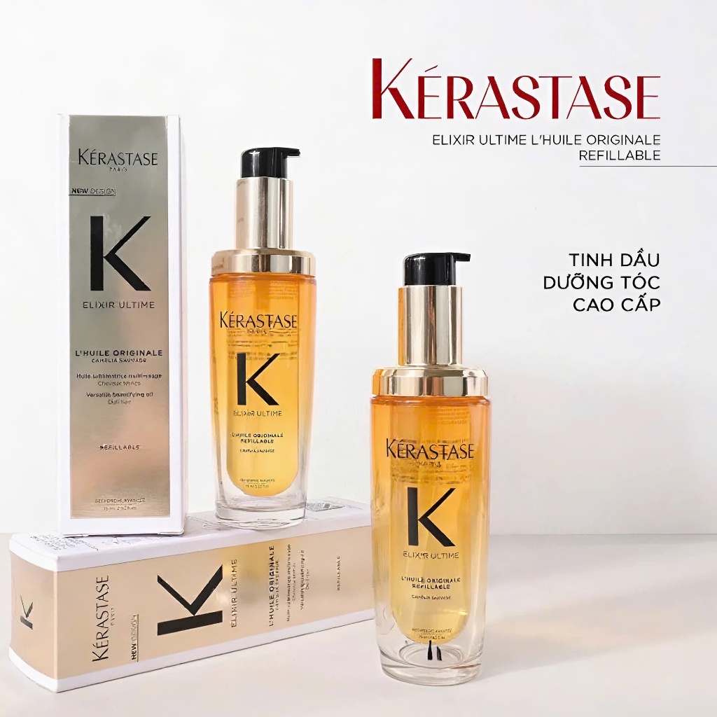 TINH DẦU DƯỠNG TÓC KERASTASE ELIXIR ULTIME 75ML