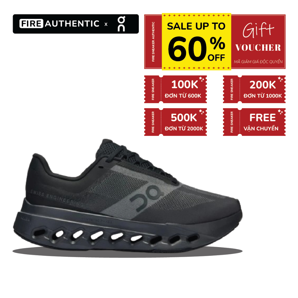 | Fire Authentic | Giày On Running Cloudsurfer Next - Black