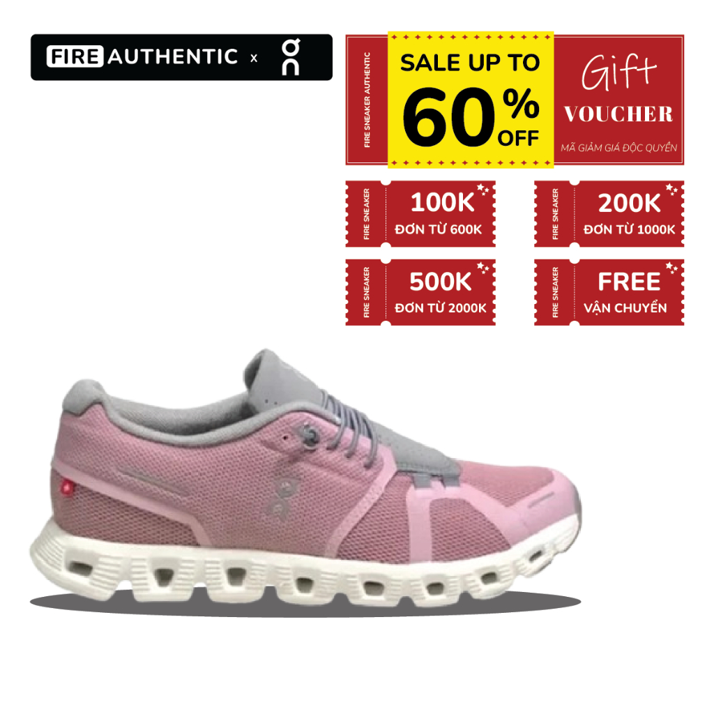 | Fire Authentic | Giày On Running On Cloud 5 Waterproof Purple/Magenta