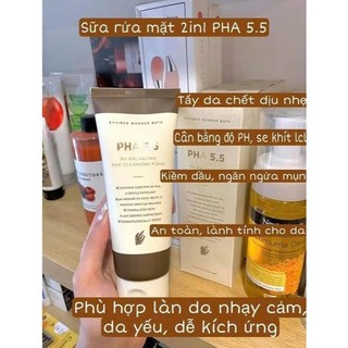 Sữa rửa mặt tạo bọt PHA 5.5 Byvibes Wonder Bath 130ml