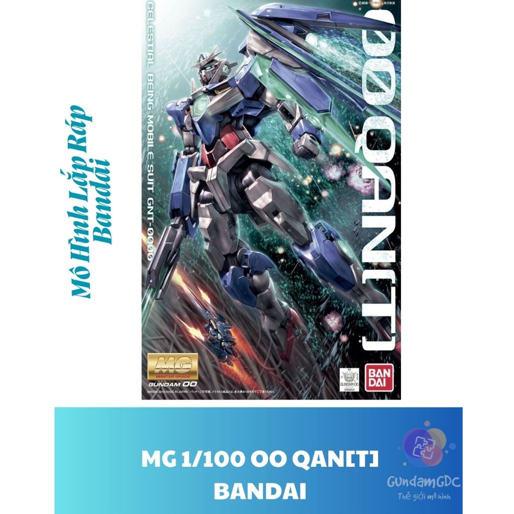 X-Mô hình lắp ráp Bandai Gundam 00 MG 1/100 QanT / Qan[T] Gundam