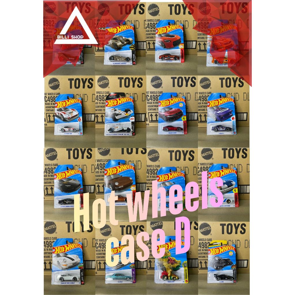 Hot Wheels Case D mô hình đồ chơi siêu xe - Basic tỉ lệ 1:64 - Billi Shop [Được chọn]