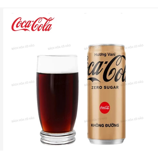 Nước giải khát Coca không đường hương vani lốc 6x320ml