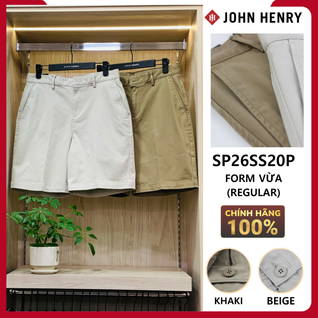JOHN HENRY - SP26SS20P-RX - Quần Khaki Jean Nam - Trẻ Trung, Năng Động