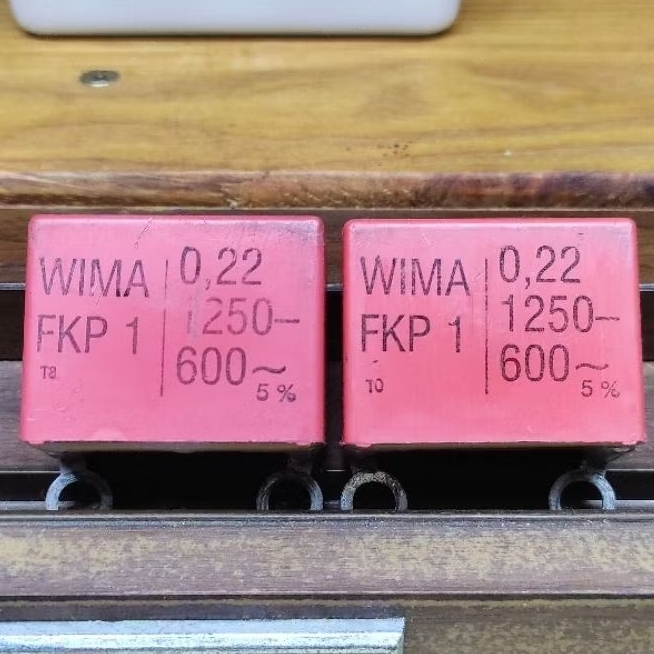 2c Tụ điện Wima 0.22/1250vdc tháo máy xịn.
