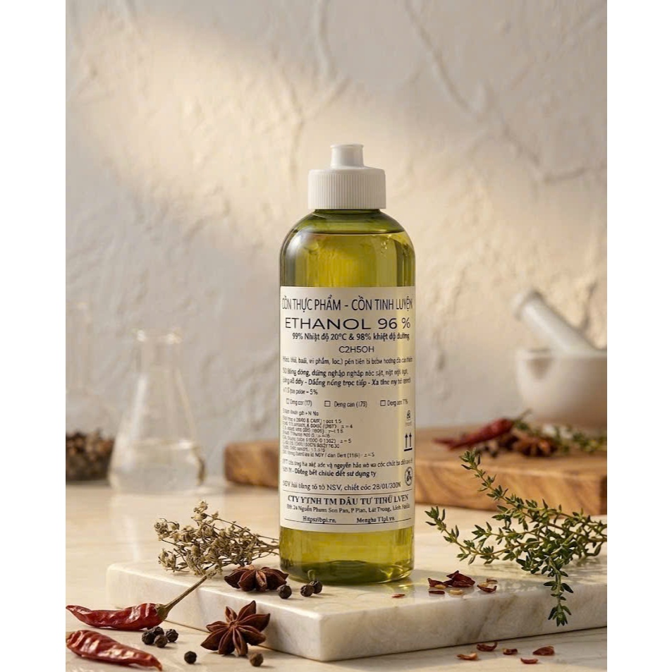 Cồn Ethanol 96% C2H5OH - Dùng điều chế sát khuẩn y tế, mỹ phẩm