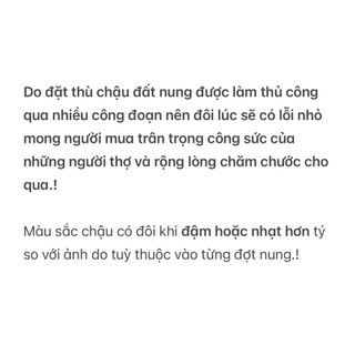 Chậu đất nung 10x7cm - chậu trứng đất nung