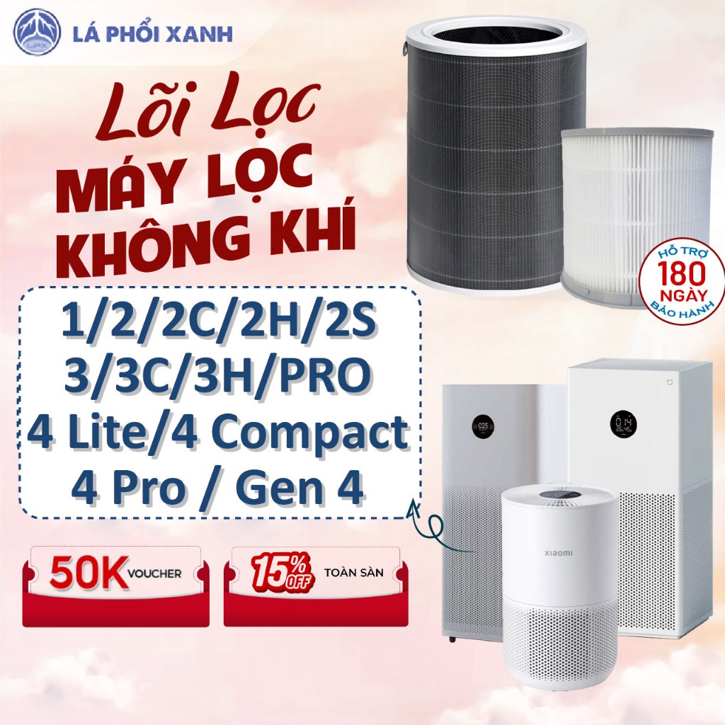 Lõi lọc không khí Air Purifier 4 Lite / 4 Pro/ 4 COMPACT / Pro H / Elite Y600 - Lõi lọc thay thế cho