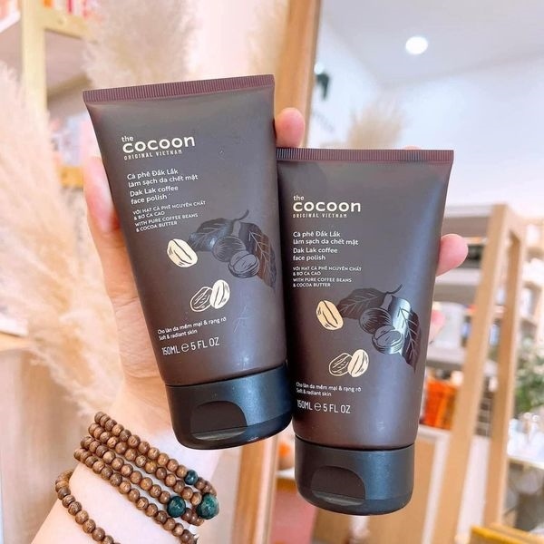 Tẩy tế bào chết cà phê cocoon tuýp