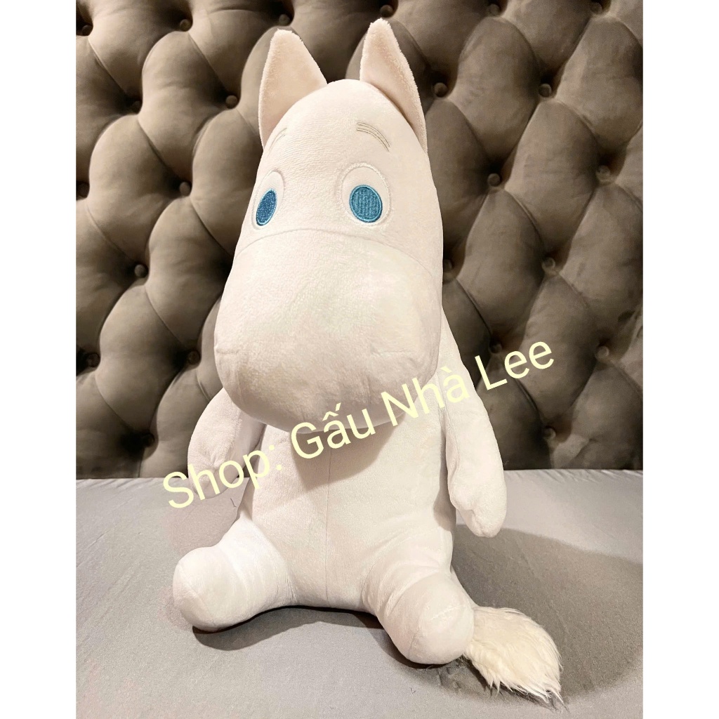 [ Nhật Bản ] [MS2374] Bé gấu bông Hà Mã Moomin basic, size 40cm, lông mềm mịn, hàng mới, full tem.