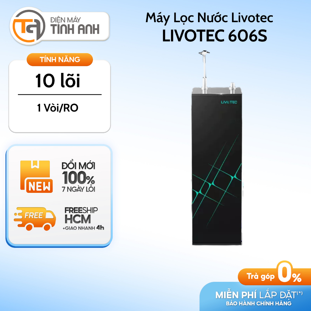 Máy lọc nước RO Livotec (Karofi) 10 Lõi Livotec 606  / LIVOTEC 606S