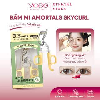 Bấm Mi Amortals Thép Không Gỉ, Giữ Nếp Tốt, Giúp Mi Cong Vút, Thiết Kế Thoải Mái Dễ Dùng, Mút Đệm Dày