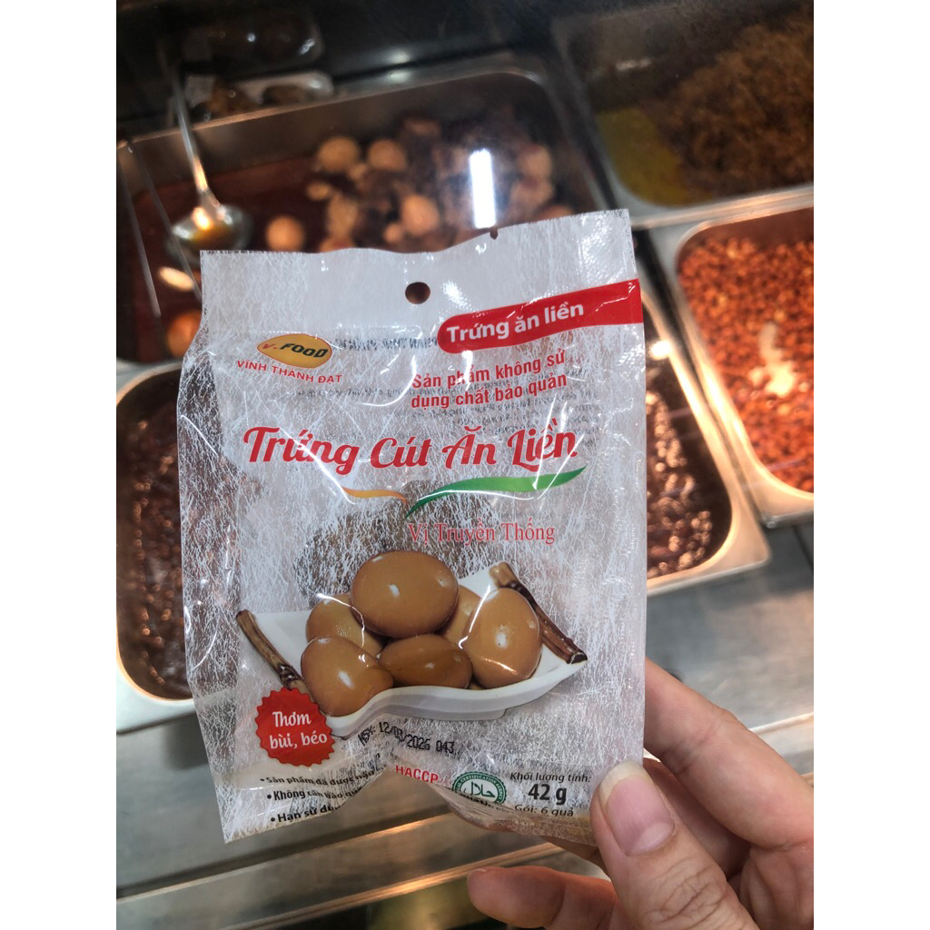 Trứng cút ăn liền 50g