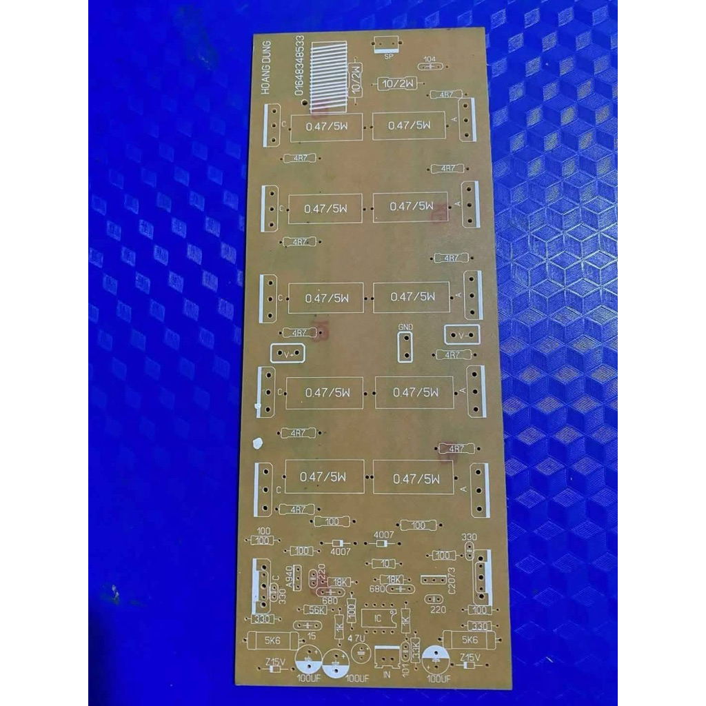 PCB công suất amply 12 sò 1 kênh