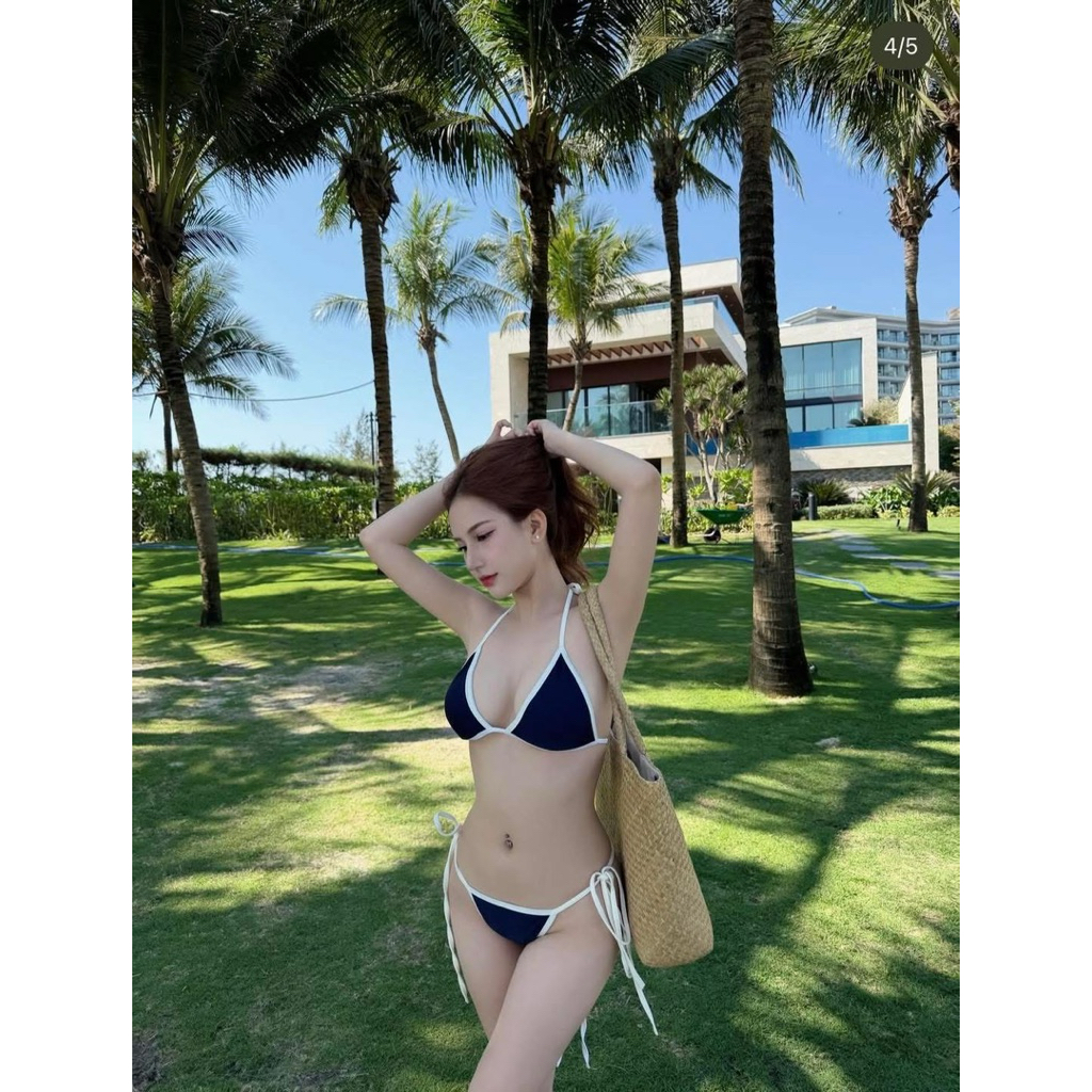 Bikini áo tắm hai mảnh bassi viền  sang chảnh cao cấp | BigBuy360 - bigbuy360.vn
