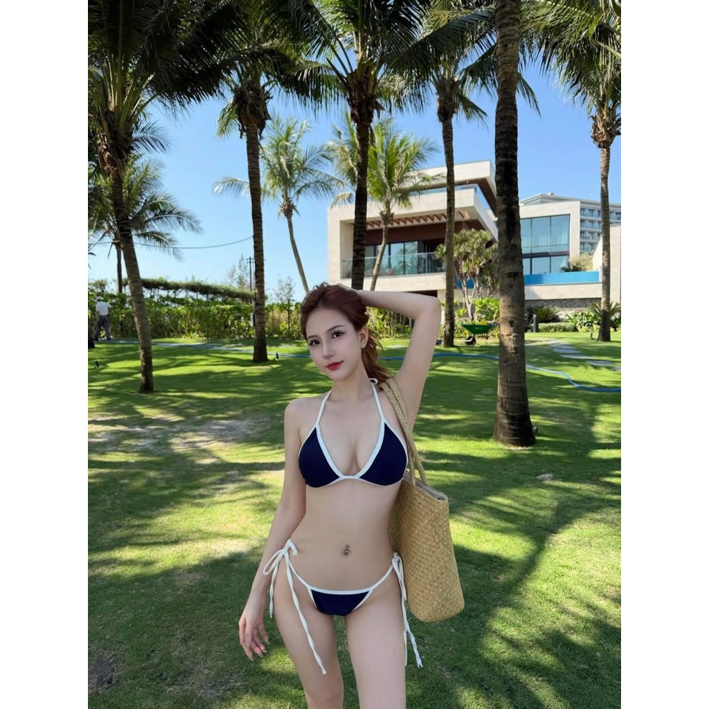 Bikini áo tắm hai mảnh bassi viền  sang chảnh cao cấp | BigBuy360 - bigbuy360.vn