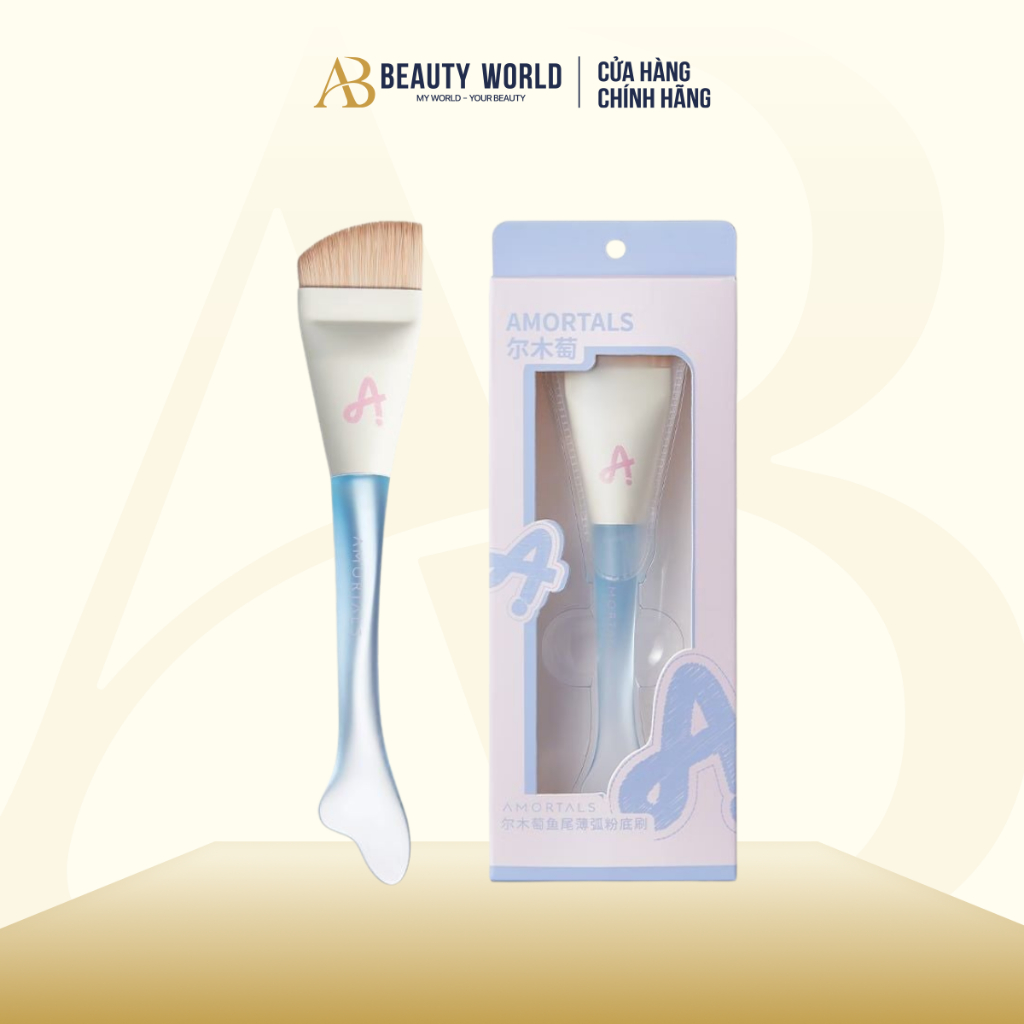 Cọ Tán & Dàn Kem Nền Tiên Cá Siêu Mỏng Amortals | AB BEAUTY WORLD